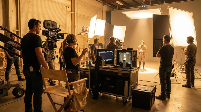 海角国际化专业拍摄团队合作现场